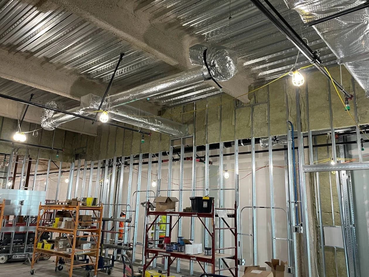 Professional HVAC ductwork